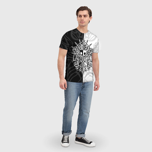Мужская 3D футболка с принтом HOLLOW KNIGHT | ХОЛЛОУ НАЙТ, вид сбоку #3