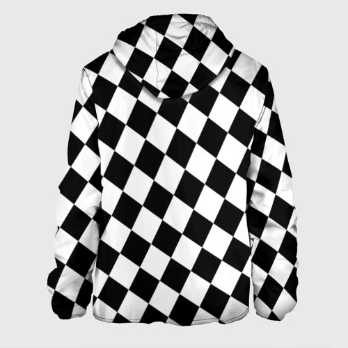 Мужская куртка 3D с принтом Шахматы, вид сзади #1