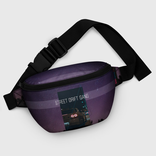 Поясная сумка 3D с принтом Street Drift Gang | Дрифт, фото #5