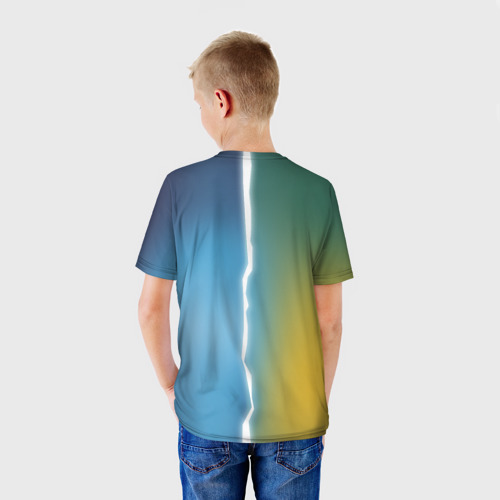 Детская футболка 3D с принтом Рэтчет и Кланr, вид сзади #2