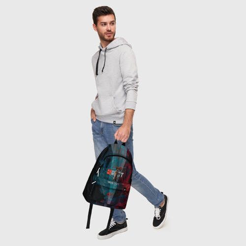 Рюкзак 3D с принтом RUST | ALWAYS ONLINE | РАСТ, фото #5