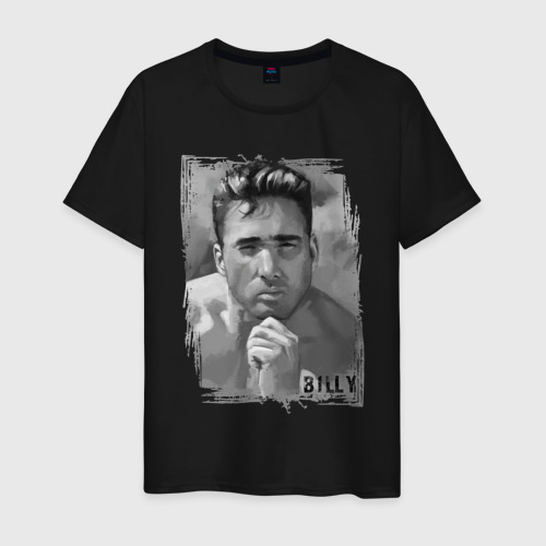 Мужская футболка хлопок с принтом Гачи Билли Херрингтон арт, вид спереди #2