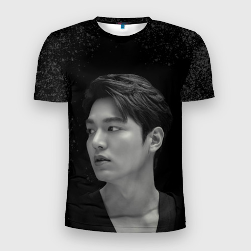 Мужская футболка 3D Slim с принтом Ли Мин Хо | Lee Min Ho, вид спереди #2