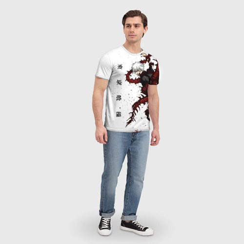Мужская футболка 3D с принтом Какуджа | Токийский гуль, вид сбоку #3