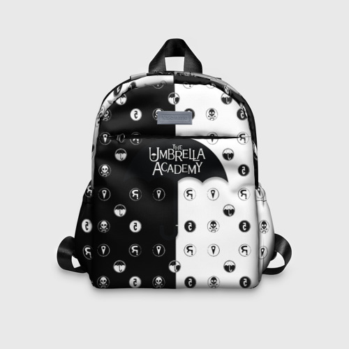 Детский рюкзак 3D с принтом Umbrella Academy, вид спереди #2