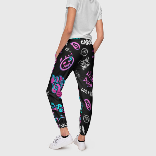 Женские брюки 3D с принтом CS GO, вид сзади #2