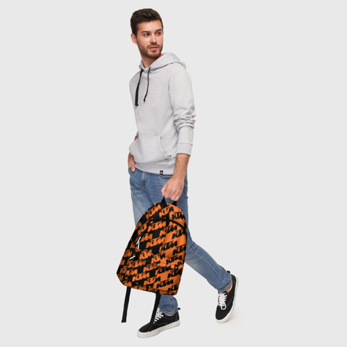 Рюкзак 3D с принтом KTM | КТМ (Z), фото #5