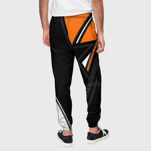 Мужские брюки 3D с принтом KTM | КТМ, вид сзади #2