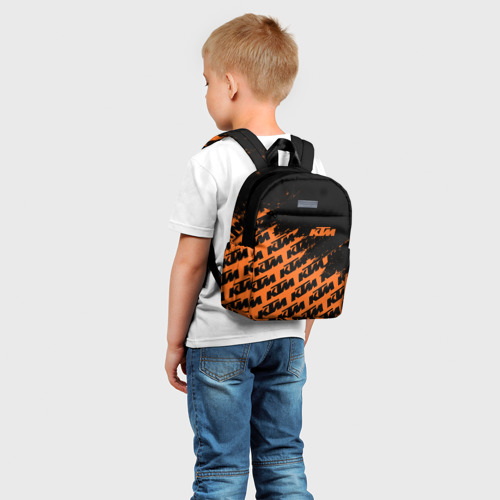 Детский рюкзак 3D с принтом KTM | КТМ, фото на моделе #1