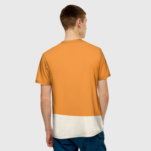 Мужская 3D футболка с принтом Том и Джерри, вид сзади #2