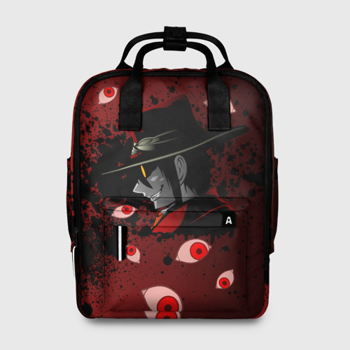 Женский рюкзак 3D с принтом Хеллсинг/Hellsing, вид спереди #2