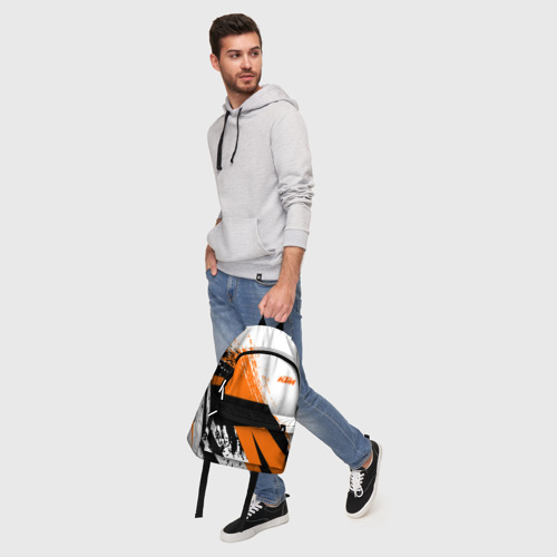 Рюкзак 3D с принтом KTM | КТМ (Z), фото #5