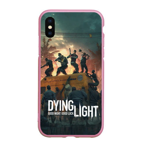 Чехол для iPhone XS Max матовый с принтом Dying Light, вид спереди #2