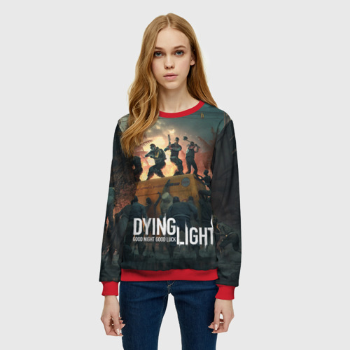 Женский свитшот 3D с принтом Dying Light, фото на моделе #1