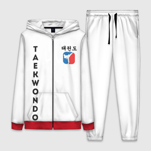 Женский костюм 3D с принтом Тхэквондо | Taekwondo, вид спереди #2