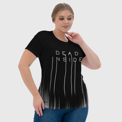 Женская футболка 3D с принтом DEAD INSIDE | DEATH STRANDING, фото #4