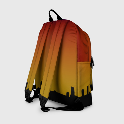 Рюкзак 3D с принтом СИРЕНОГОЛОВЫЙ | МОНСТР, вид сзади #1