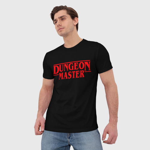Мужская 3D футболка с принтом Stranger Dungeon Master, фото на моделе #1