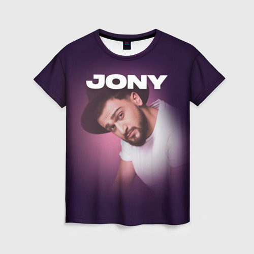 Женская футболка 3D с принтом Jony френдзона, вид спереди #2