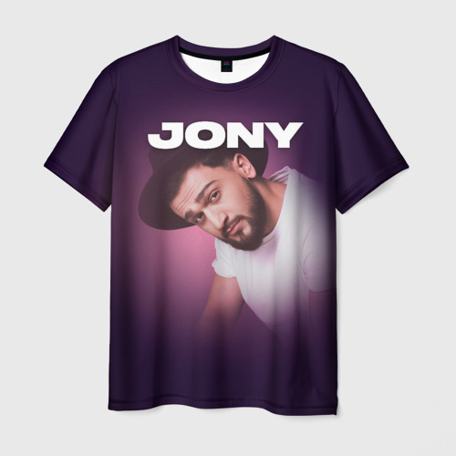 Мужская футболка 3D с принтом Jony френдзона, вид спереди #2