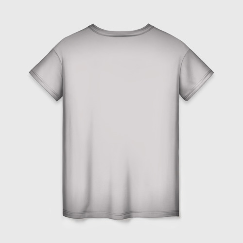 Женская 3D футболка с принтом Лисята, вид сзади #1
