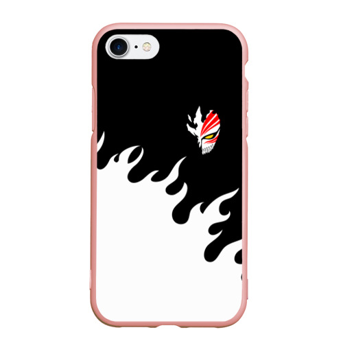 Чехол для iPhone 7/8 матовый с принтом BLEACH FIRE | БЛИЧ ОГОНЬ, вид спереди #2