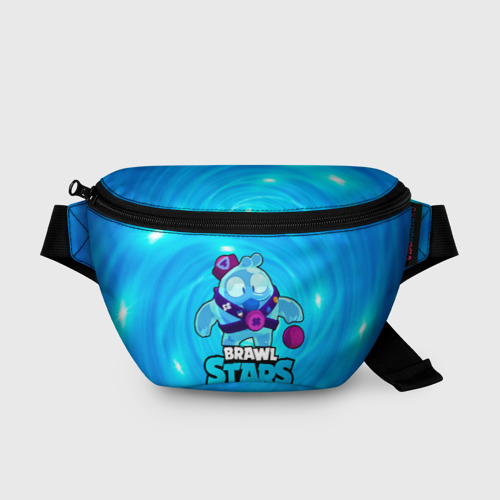 Поясная сумка 3D с принтом Сквик Squeak Brawl Stars, вид спереди #2