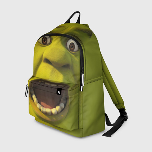 Рюкзак 3D с принтом Shrek, вид спереди #2