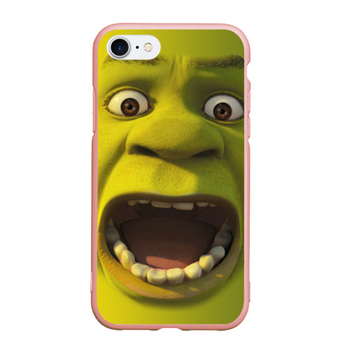 Чехол для iPhone 7/8 матовый с принтом Shrek, вид спереди #2