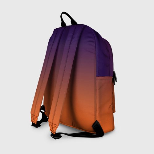 Рюкзак 3D с принтом Сиреноголовый | Хоррор (Закат), вид сзади #1