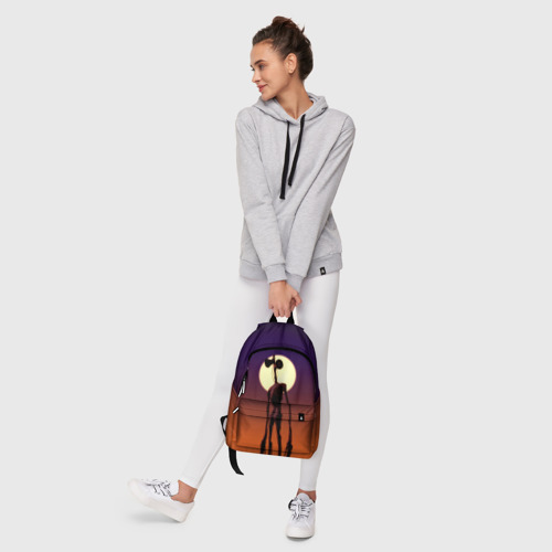 Рюкзак 3D с принтом Сиреноголовый | Хоррор (Закат), фото #6