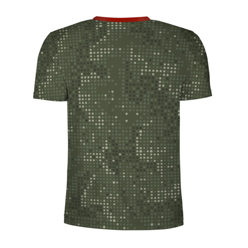 Мужская футболка 3D спортивная с принтом ПОЧЕТНЫЙ ДЕД РОССИИ, вид сзади #1