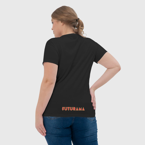Женская футболка 3D с принтом Я хочу верить, вид сзади #2