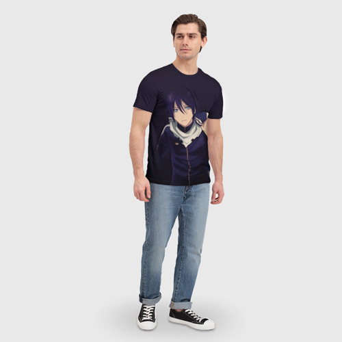 Мужская футболка 3D с принтом Ято Бездомный бог, вид сбоку #3