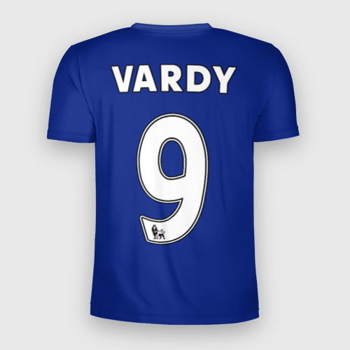Мужская футболка 3D Slim с принтом №9 Leicester City, вид сзади #1