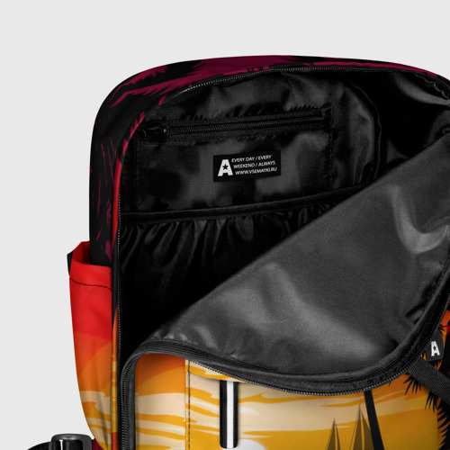 Женский рюкзак 3D с принтом Гавайский закат, фото #5