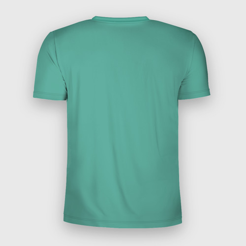 Мужская футболка 3D Slim с принтом Ping-pong, вид сзади #1