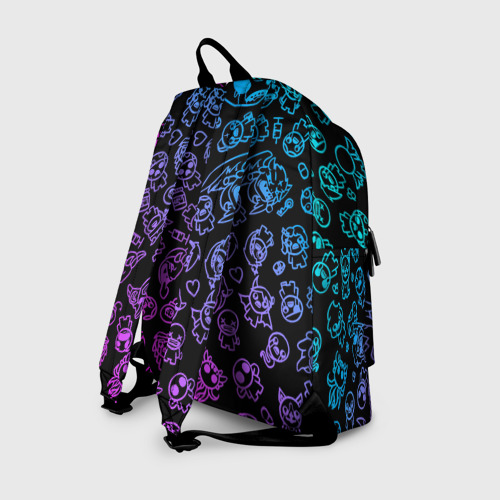Рюкзак 3D с принтом Blue Isaac, вид сзади #1