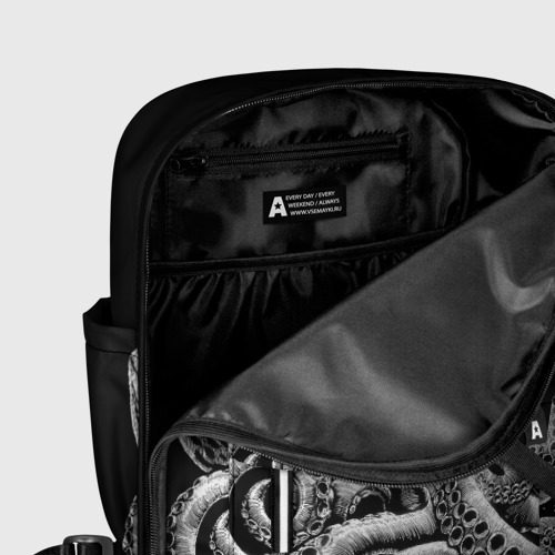 Женский рюкзак 3D с принтом Кракен Монстр, фото #5