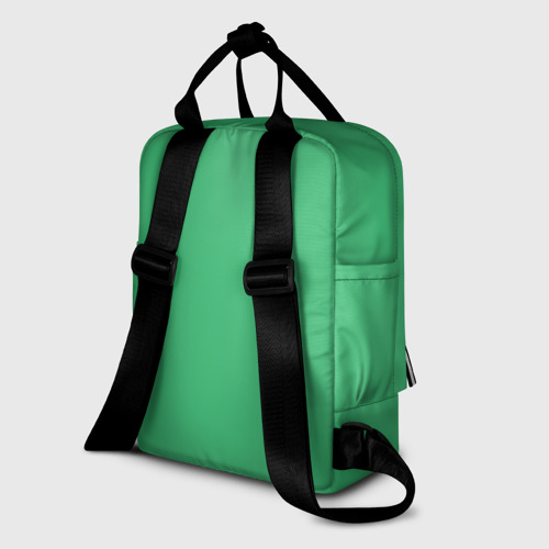 Женский рюкзак 3D с принтом Darjeeling, вид сзади #1