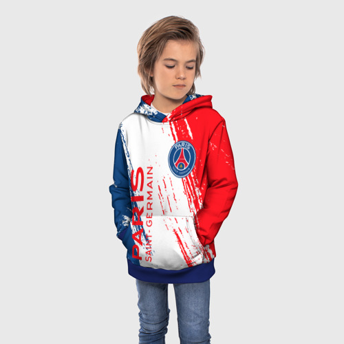 Детская толстовка 3D с принтом ФК ПСЖ FC PSG Paris SG, фото на моделе #1
