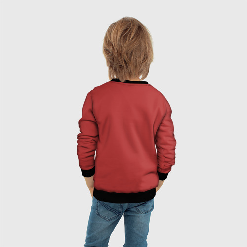 Детский свитшот 3D с принтом Гуррен Лаганн, вид сзади #2