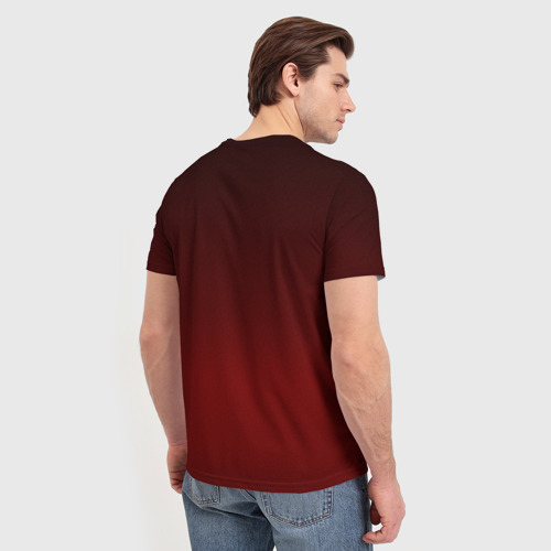Мужская 3D футболка с принтом Zagreus Hades, вид сзади #2