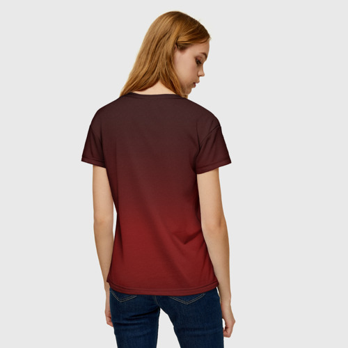 Женская футболка 3D с принтом Zagreus Hades, вид сзади #2