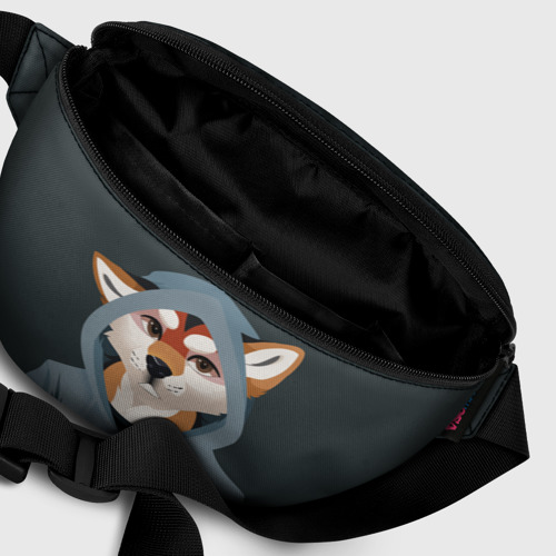 Поясная сумка 3D с принтом Furry fox, фото #6