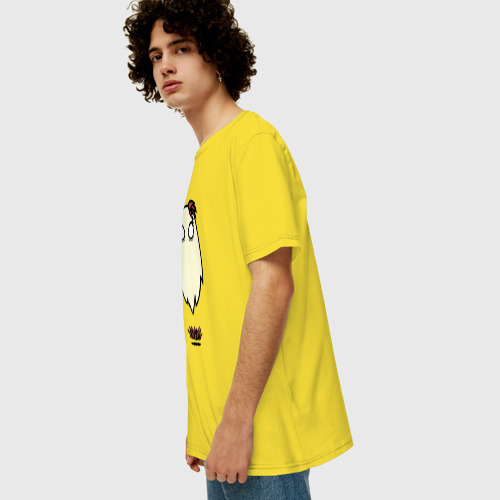 Мужская футболка хлопок Oversize с принтом Приведение Венди, вид сбоку #3