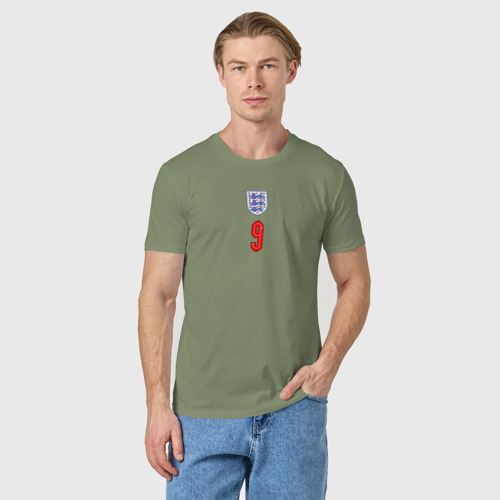 Мужская футболка хлопок с принтом 2940655, фото на моделе #1