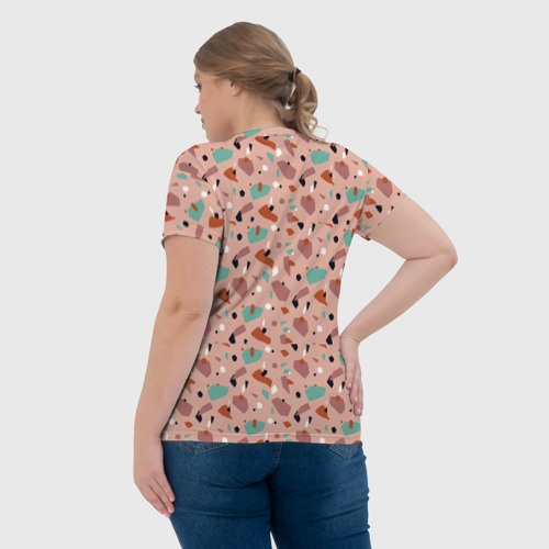 Женская футболка 3D с принтом Эй, Арнольд! Хельга Патаки, вид сзади #2