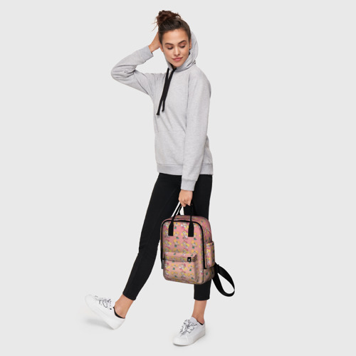 Женский рюкзак 3D с принтом Арнольд и Хельга, фото #4
