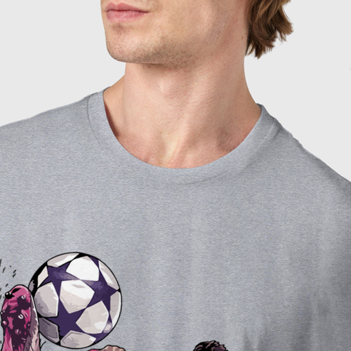Мужская футболка хлопок с принтом Messi / Barcelona / Argentina, фото #4